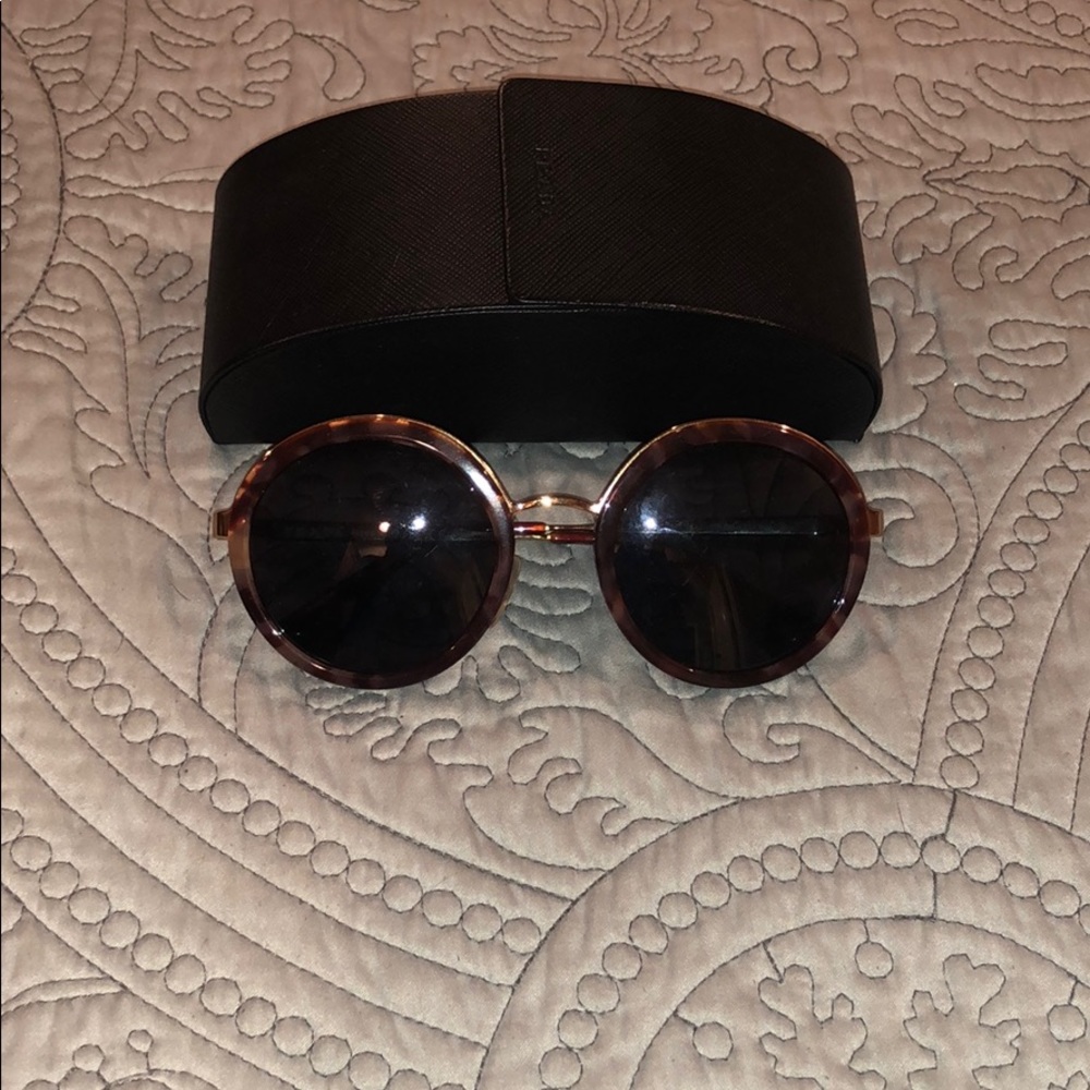 Prada round sunglasses